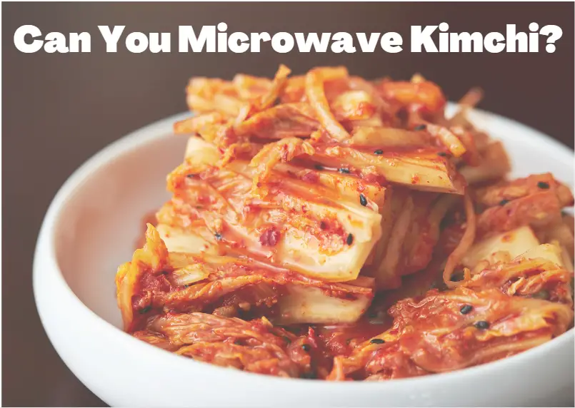 cold kimchi in a white bowl