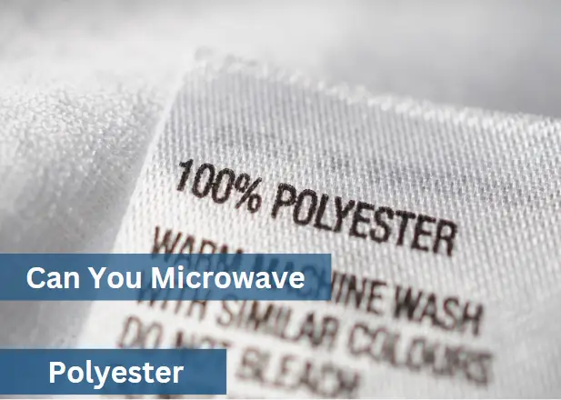 a clothes tag saying "100% polyester" and gives washing instructions