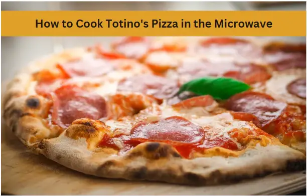 a microwave totino's pizza
