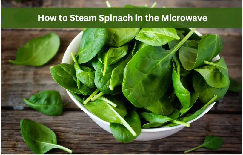 bowl of steamed spinach